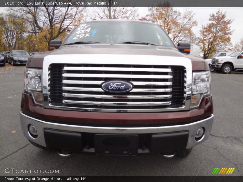 Royal Red Metallic / Tan 2010 Ford F150 Lariat SuperCab 4x4