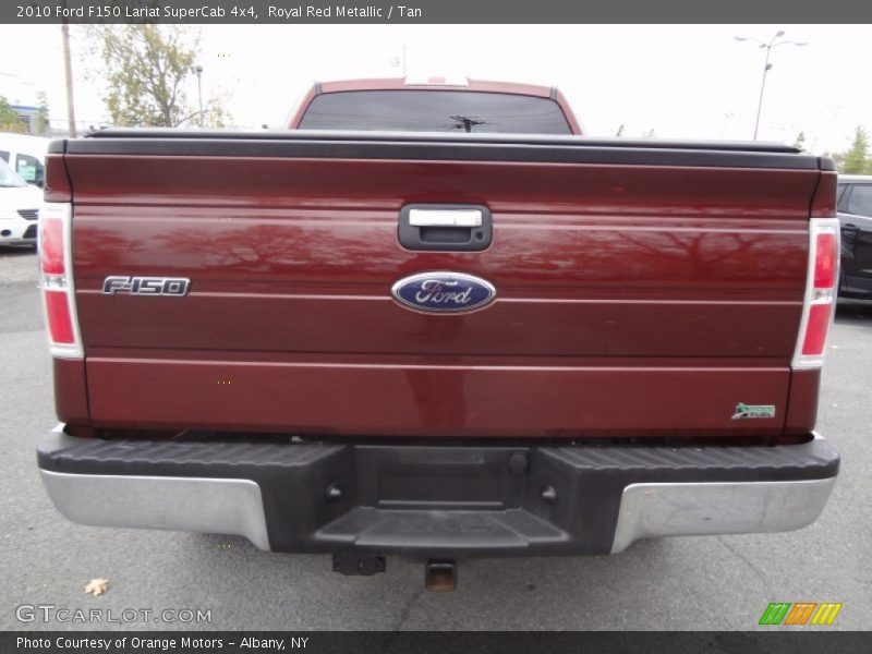 Royal Red Metallic / Tan 2010 Ford F150 Lariat SuperCab 4x4