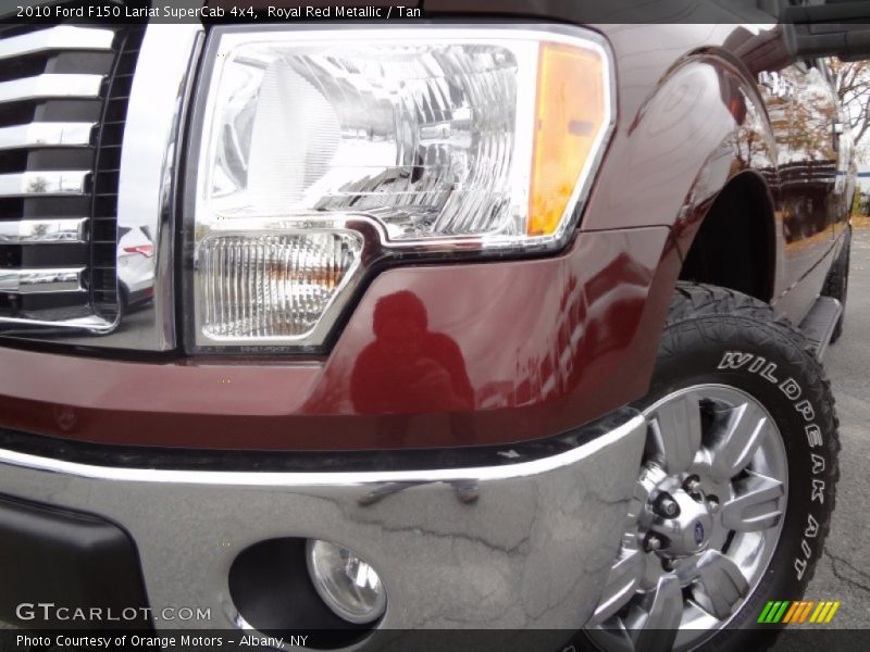 Royal Red Metallic / Tan 2010 Ford F150 Lariat SuperCab 4x4