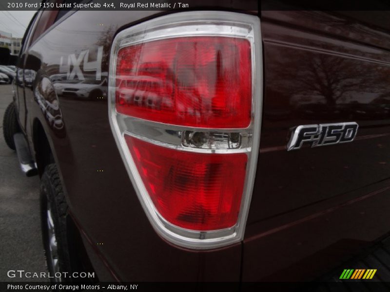 Royal Red Metallic / Tan 2010 Ford F150 Lariat SuperCab 4x4