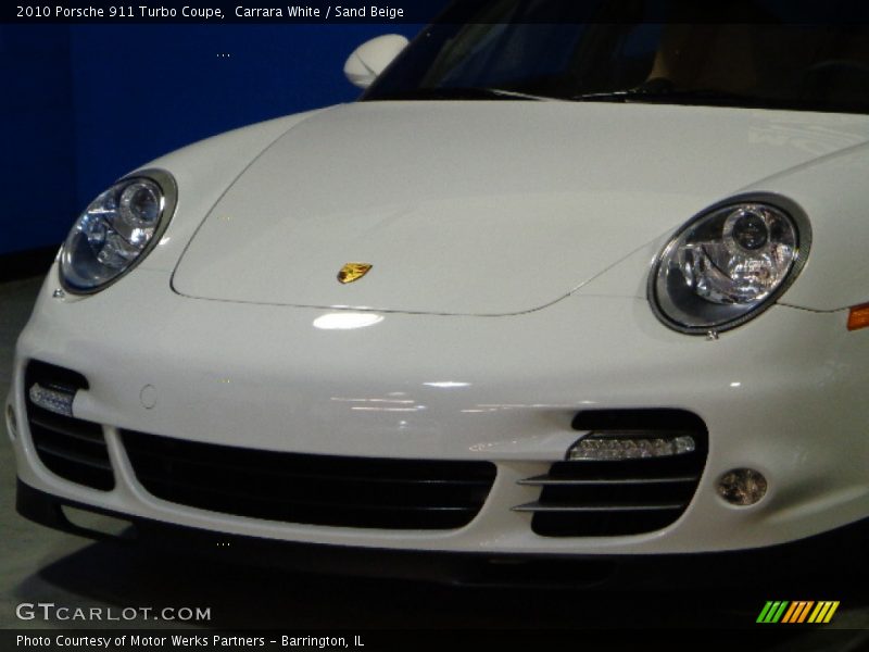 Carrara White / Sand Beige 2010 Porsche 911 Turbo Coupe