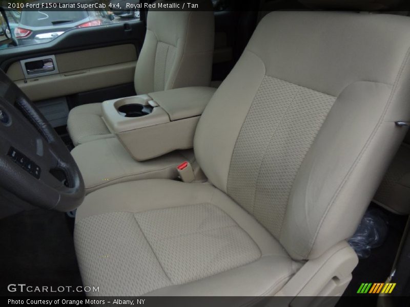 Royal Red Metallic / Tan 2010 Ford F150 Lariat SuperCab 4x4