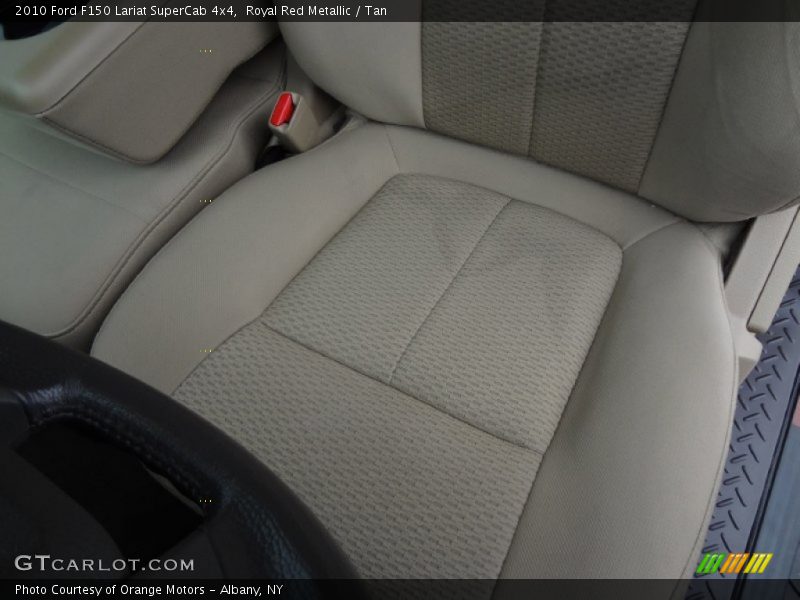 Royal Red Metallic / Tan 2010 Ford F150 Lariat SuperCab 4x4
