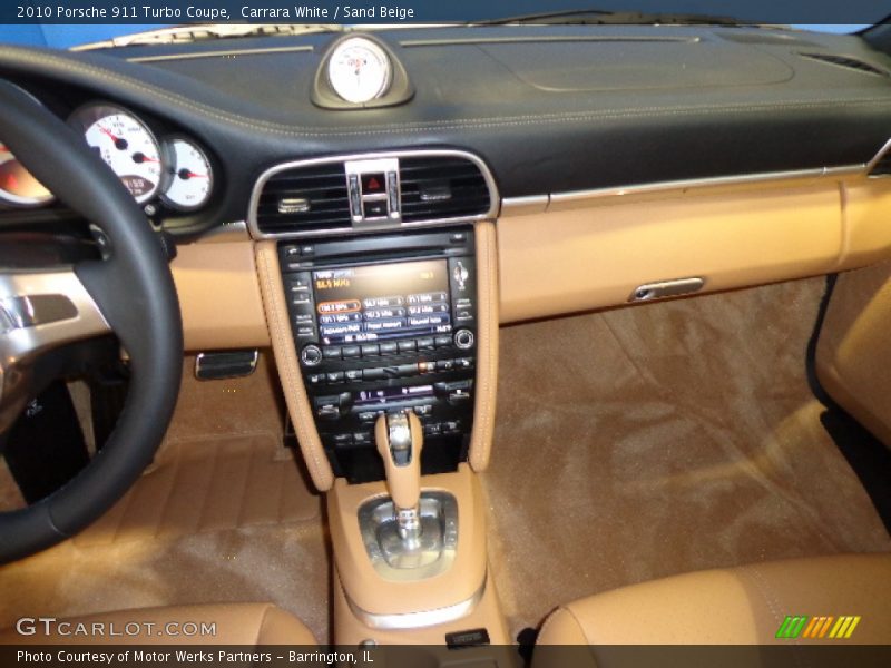 Carrara White / Sand Beige 2010 Porsche 911 Turbo Coupe