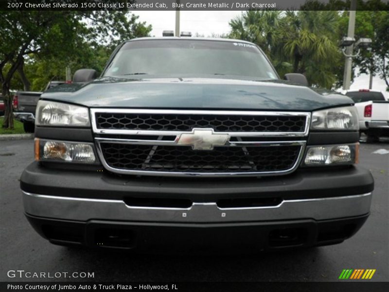 Blue Granite Metallic / Dark Charcoal 2007 Chevrolet Silverado 1500 Classic LS Extended Cab