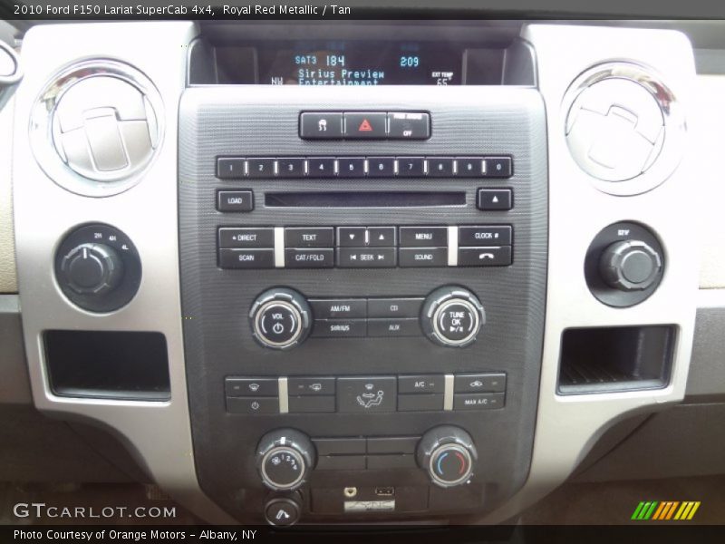 Royal Red Metallic / Tan 2010 Ford F150 Lariat SuperCab 4x4