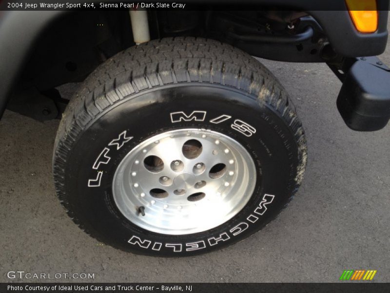 Sienna Pearl / Dark Slate Gray 2004 Jeep Wrangler Sport 4x4