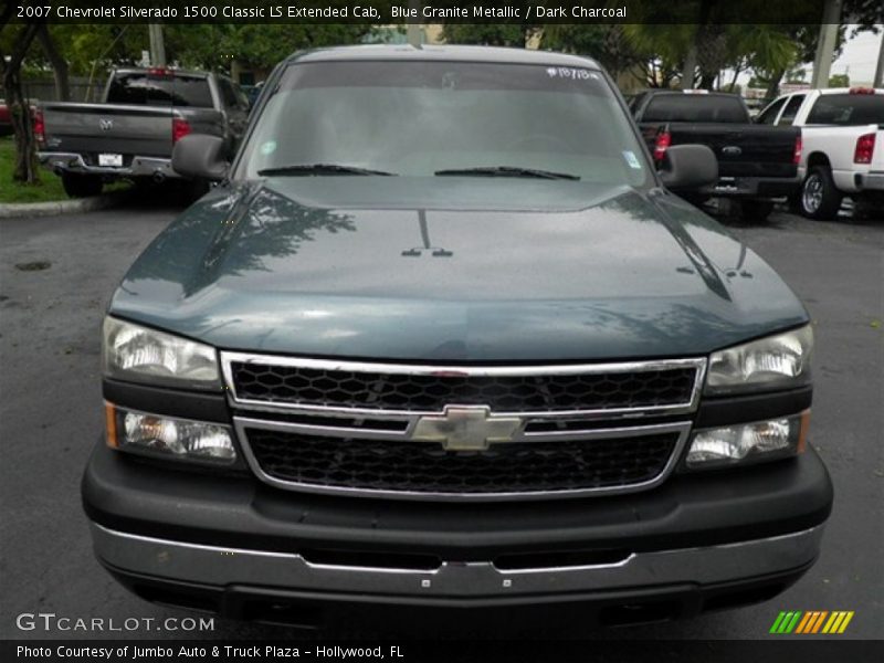 Blue Granite Metallic / Dark Charcoal 2007 Chevrolet Silverado 1500 Classic LS Extended Cab