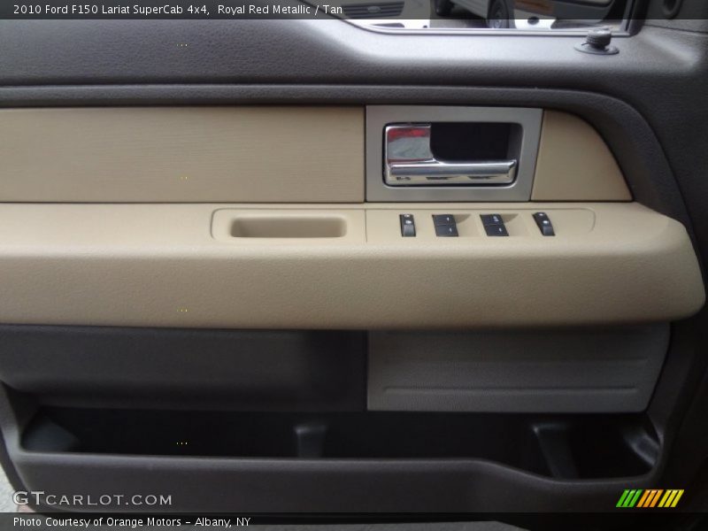 Royal Red Metallic / Tan 2010 Ford F150 Lariat SuperCab 4x4