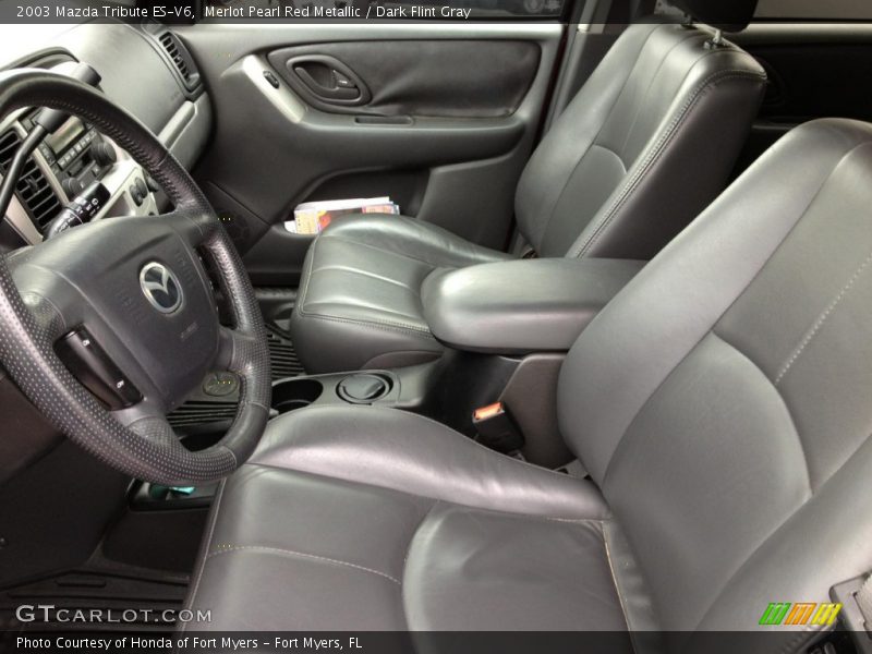 Merlot Pearl Red Metallic / Dark Flint Gray 2003 Mazda Tribute ES-V6