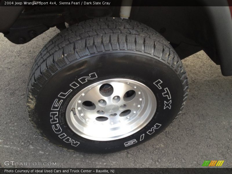 Sienna Pearl / Dark Slate Gray 2004 Jeep Wrangler Sport 4x4
