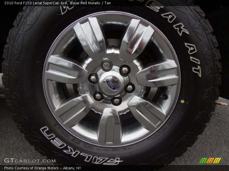 Royal Red Metallic / Tan 2010 Ford F150 Lariat SuperCab 4x4