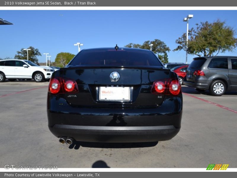 Black / Titan Black 2010 Volkswagen Jetta SE Sedan
