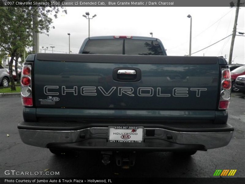 Blue Granite Metallic / Dark Charcoal 2007 Chevrolet Silverado 1500 Classic LS Extended Cab