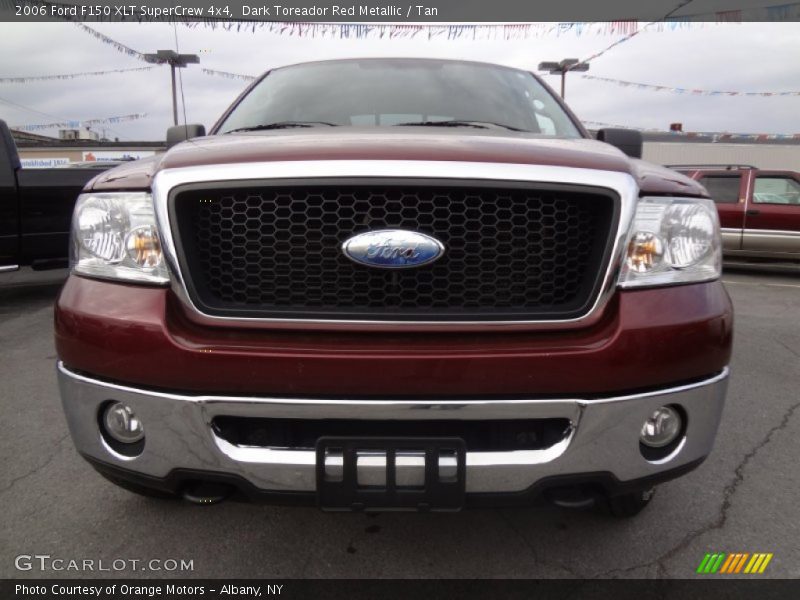 Dark Toreador Red Metallic / Tan 2006 Ford F150 XLT SuperCrew 4x4