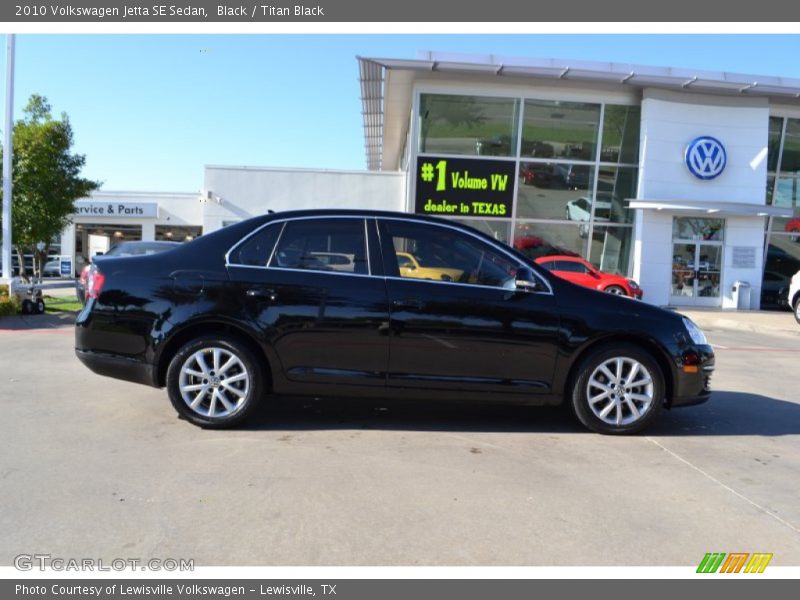 Black / Titan Black 2010 Volkswagen Jetta SE Sedan
