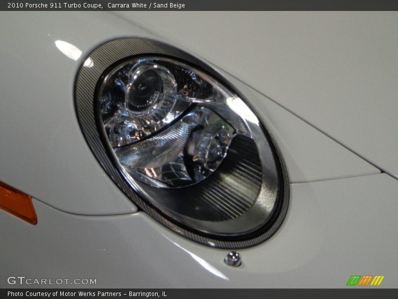 Carrara White / Sand Beige 2010 Porsche 911 Turbo Coupe