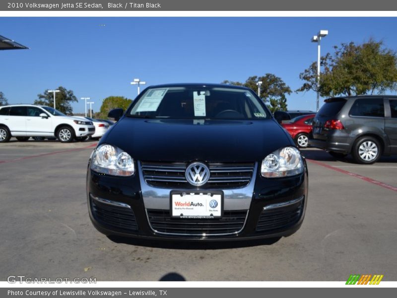 Black / Titan Black 2010 Volkswagen Jetta SE Sedan