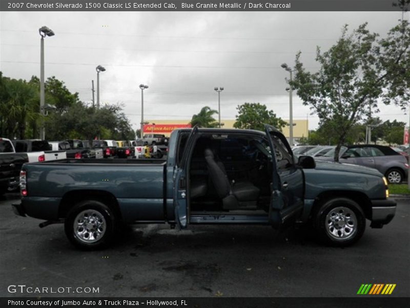 Blue Granite Metallic / Dark Charcoal 2007 Chevrolet Silverado 1500 Classic LS Extended Cab
