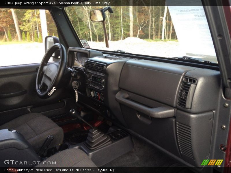 Sienna Pearl / Dark Slate Gray 2004 Jeep Wrangler Sport 4x4