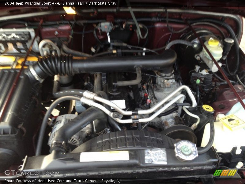 Sienna Pearl / Dark Slate Gray 2004 Jeep Wrangler Sport 4x4