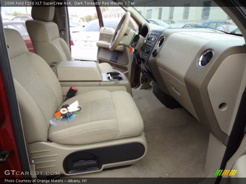 Dark Toreador Red Metallic / Tan 2006 Ford F150 XLT SuperCrew 4x4