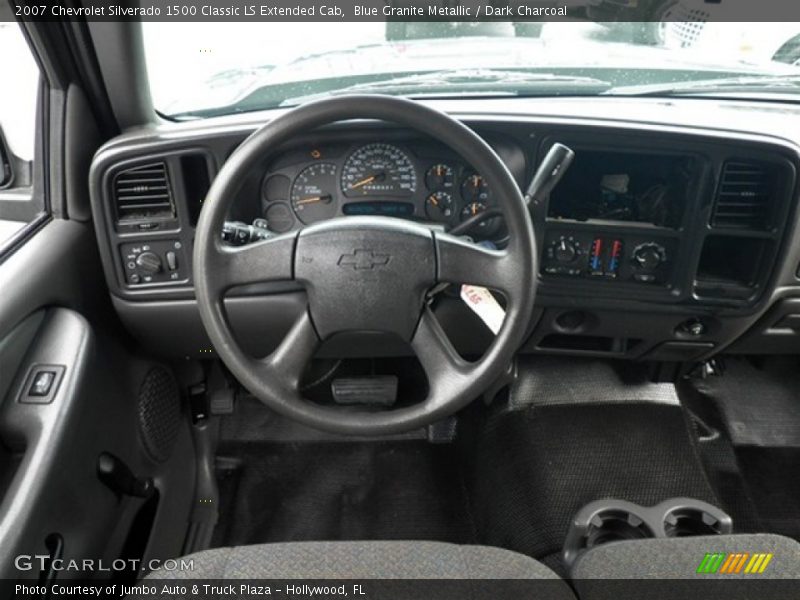 Blue Granite Metallic / Dark Charcoal 2007 Chevrolet Silverado 1500 Classic LS Extended Cab