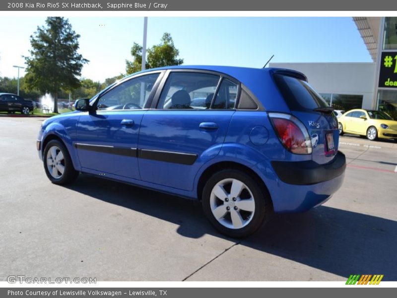Sapphire Blue / Gray 2008 Kia Rio Rio5 SX Hatchback