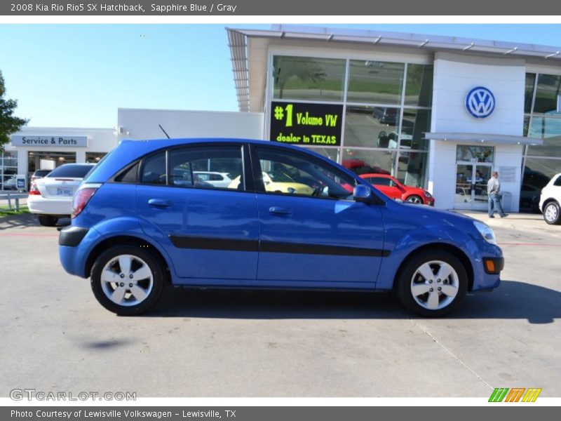 Sapphire Blue / Gray 2008 Kia Rio Rio5 SX Hatchback