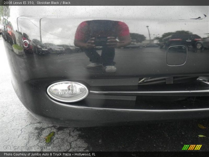 Obsidian Black / Black 2008 Lexus ES 350