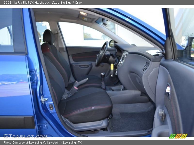 Sapphire Blue / Gray 2008 Kia Rio Rio5 SX Hatchback