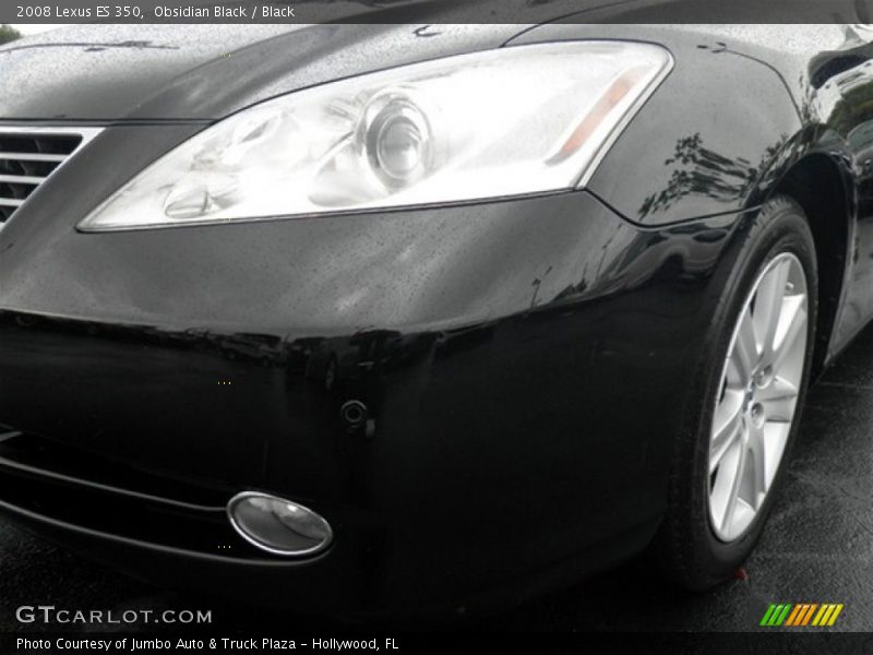 Obsidian Black / Black 2008 Lexus ES 350