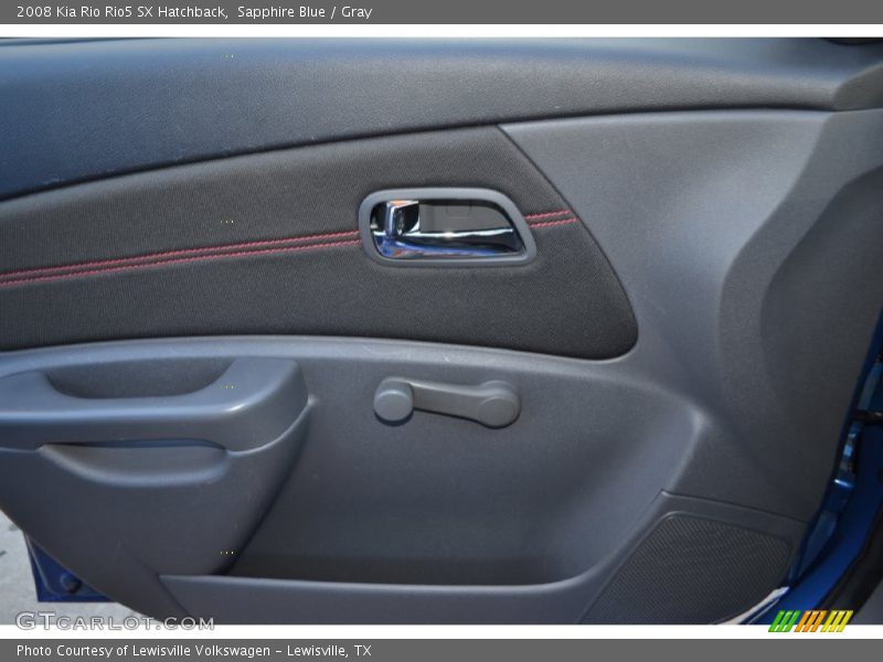 Sapphire Blue / Gray 2008 Kia Rio Rio5 SX Hatchback