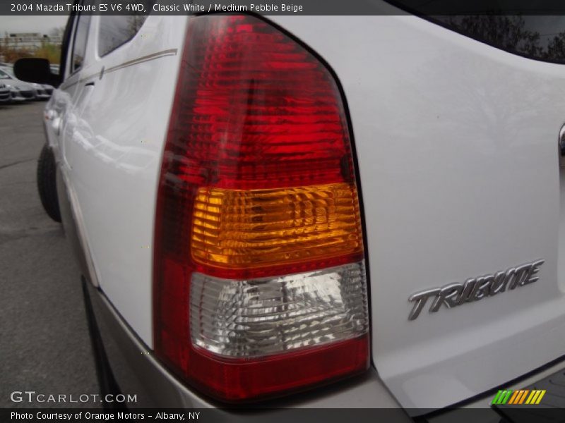 Classic White / Medium Pebble Beige 2004 Mazda Tribute ES V6 4WD