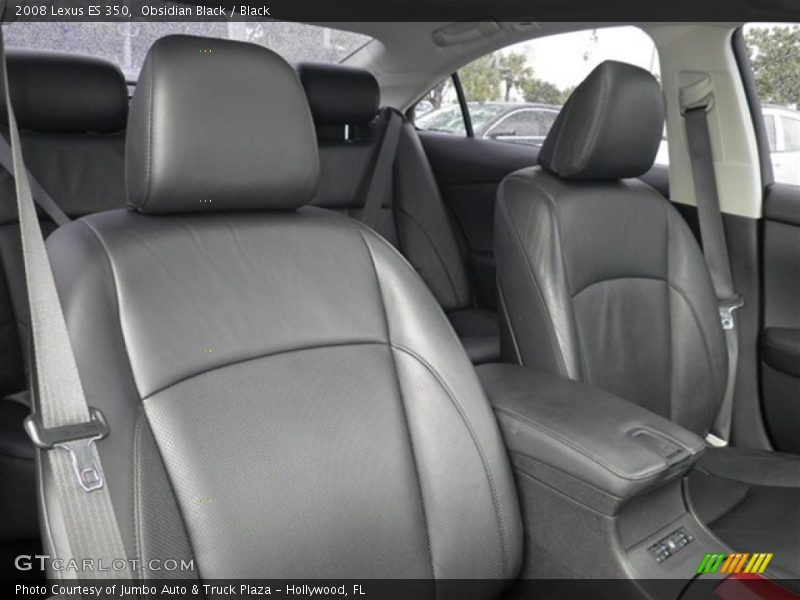 Obsidian Black / Black 2008 Lexus ES 350