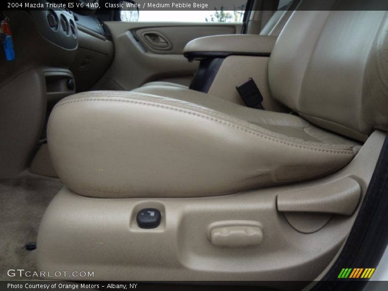 Classic White / Medium Pebble Beige 2004 Mazda Tribute ES V6 4WD