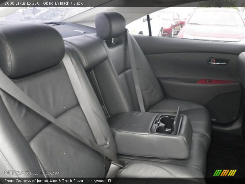Obsidian Black / Black 2008 Lexus ES 350