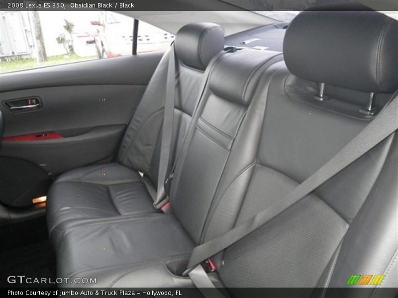 Obsidian Black / Black 2008 Lexus ES 350