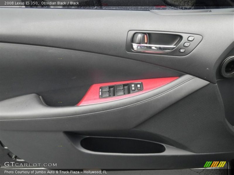 Obsidian Black / Black 2008 Lexus ES 350