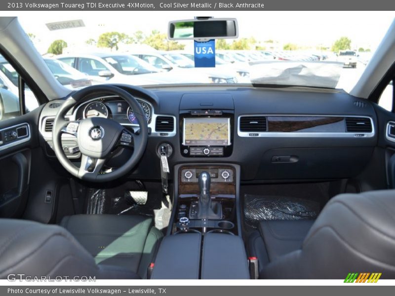 Cool Silver Metallic / Black Anthracite 2013 Volkswagen Touareg TDI Executive 4XMotion