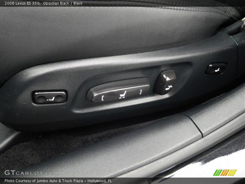 Obsidian Black / Black 2008 Lexus ES 350