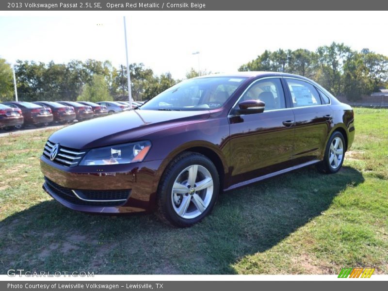 Opera Red Metallic / Cornsilk Beige 2013 Volkswagen Passat 2.5L SE