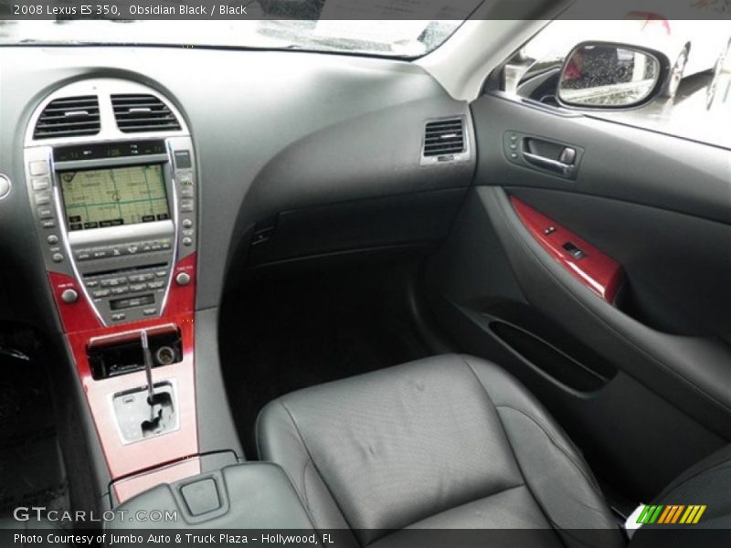 Obsidian Black / Black 2008 Lexus ES 350