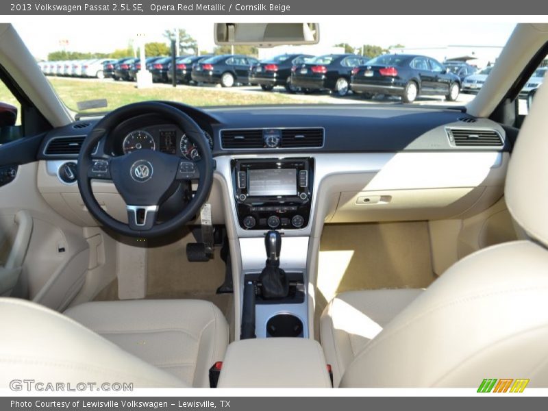 Opera Red Metallic / Cornsilk Beige 2013 Volkswagen Passat 2.5L SE