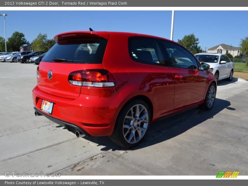 Tornado Red / Interlagos Plaid Cloth 2013 Volkswagen GTI 2 Door