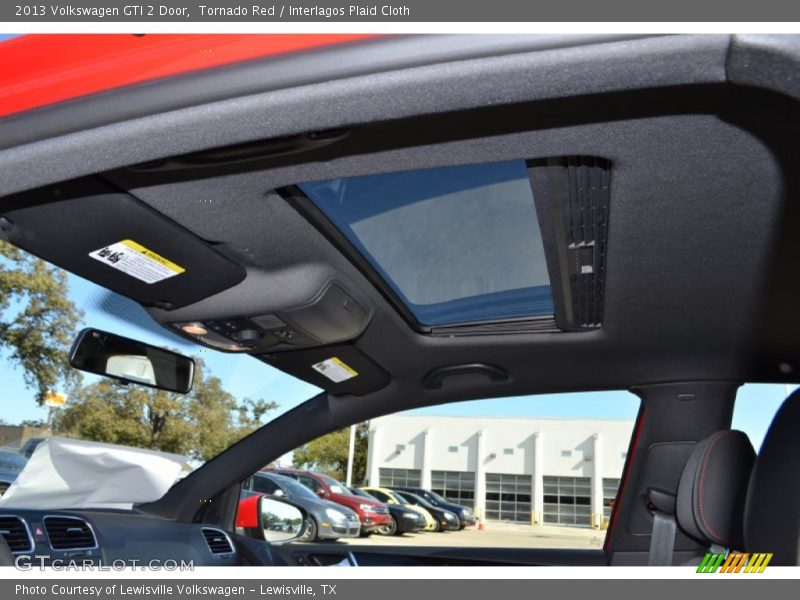 Tornado Red / Interlagos Plaid Cloth 2013 Volkswagen GTI 2 Door