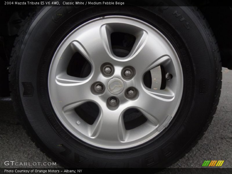 Classic White / Medium Pebble Beige 2004 Mazda Tribute ES V6 4WD