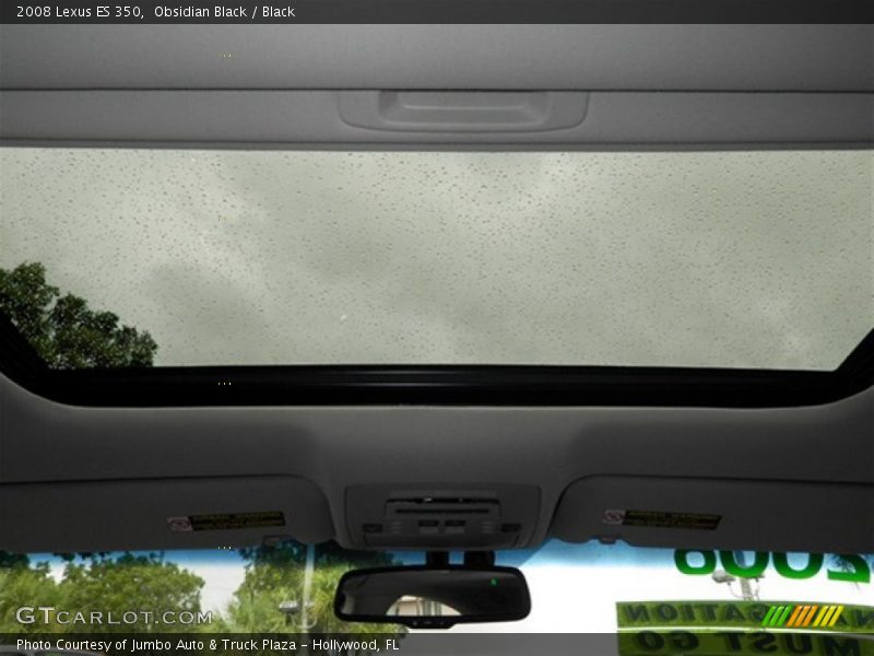 Obsidian Black / Black 2008 Lexus ES 350