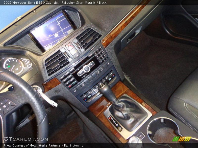 Palladium Silver Metallic / Black 2012 Mercedes-Benz E 350 Cabriolet