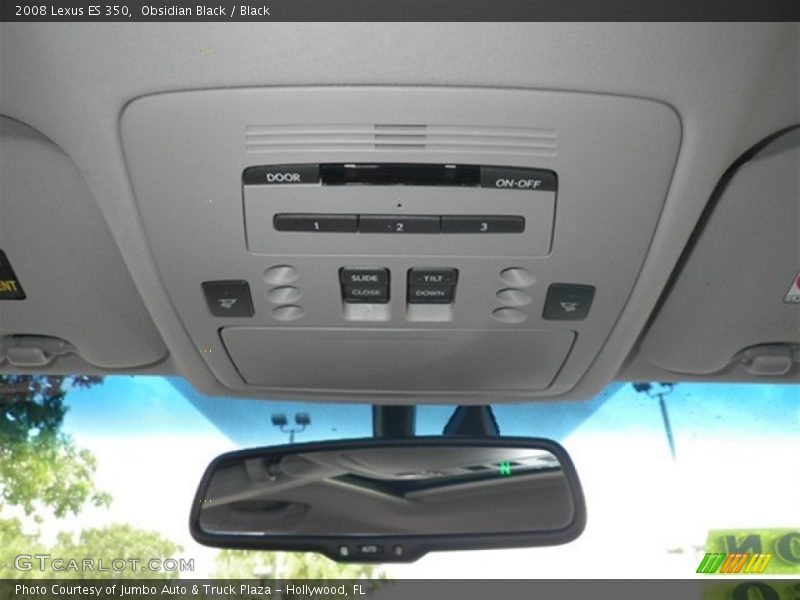 Obsidian Black / Black 2008 Lexus ES 350